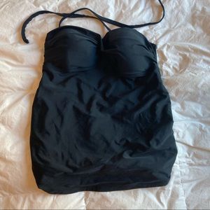 Maternity halter swim tank